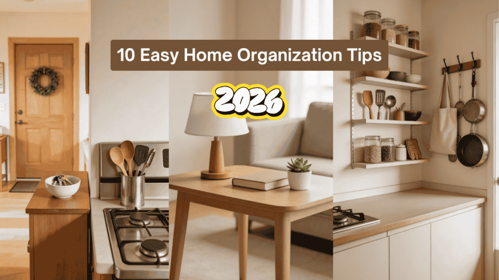 10 Easy Home Organization Tips for Beginners (2026 Updated)