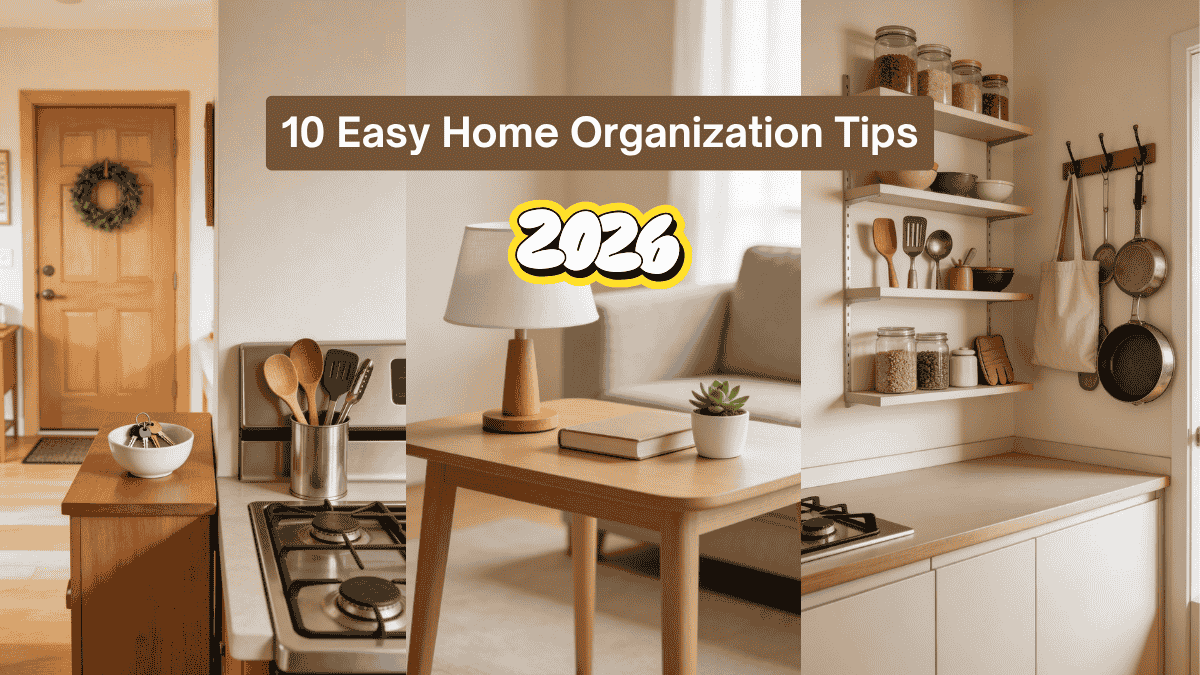 10 Easy Home Organization Tips for Beginners (2026 Updated)