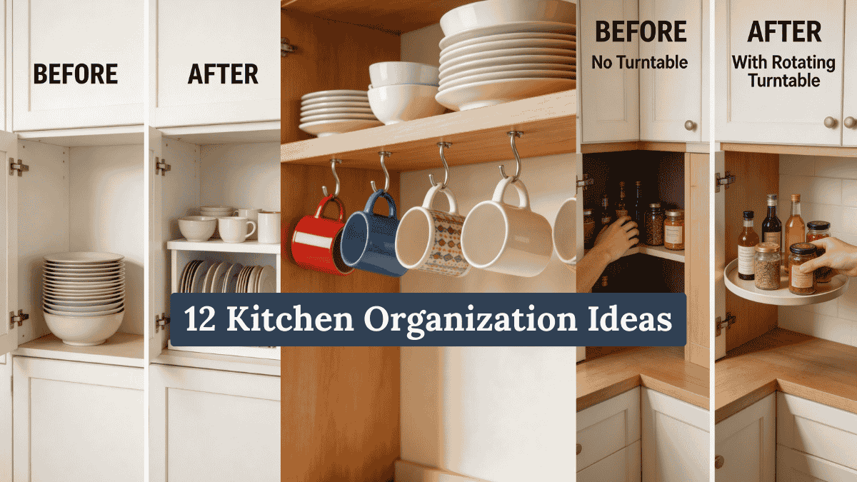 12 Kitchen Organization Ideas