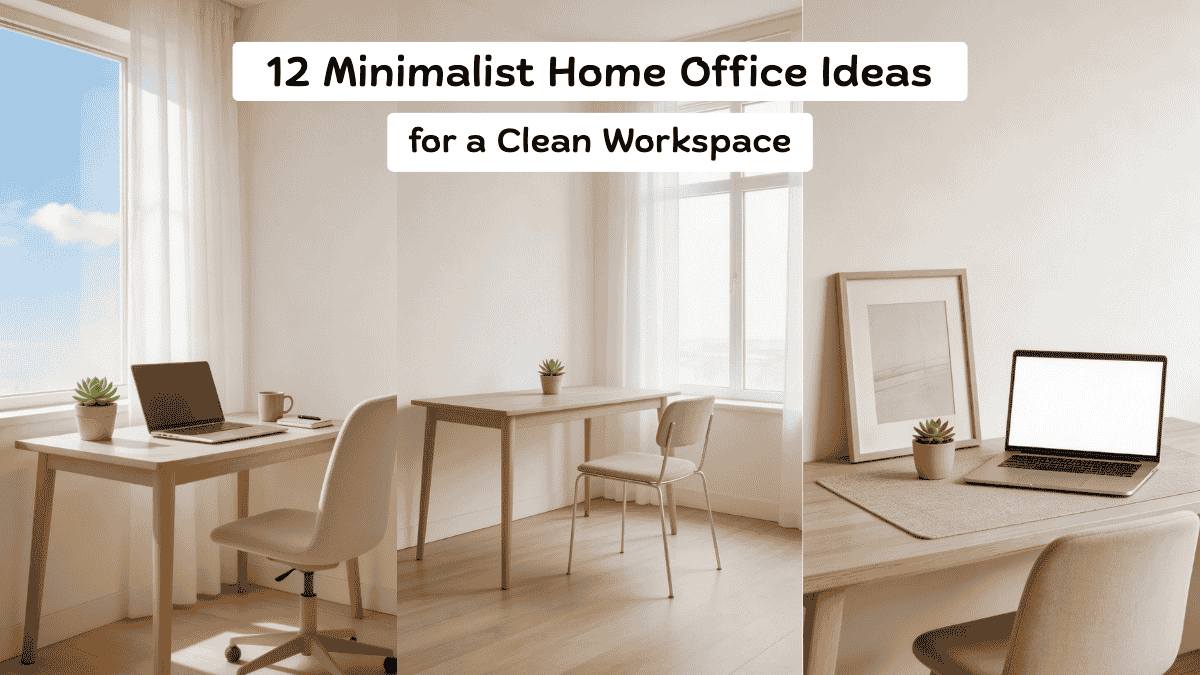 12 Minimalist Home Office Ideas