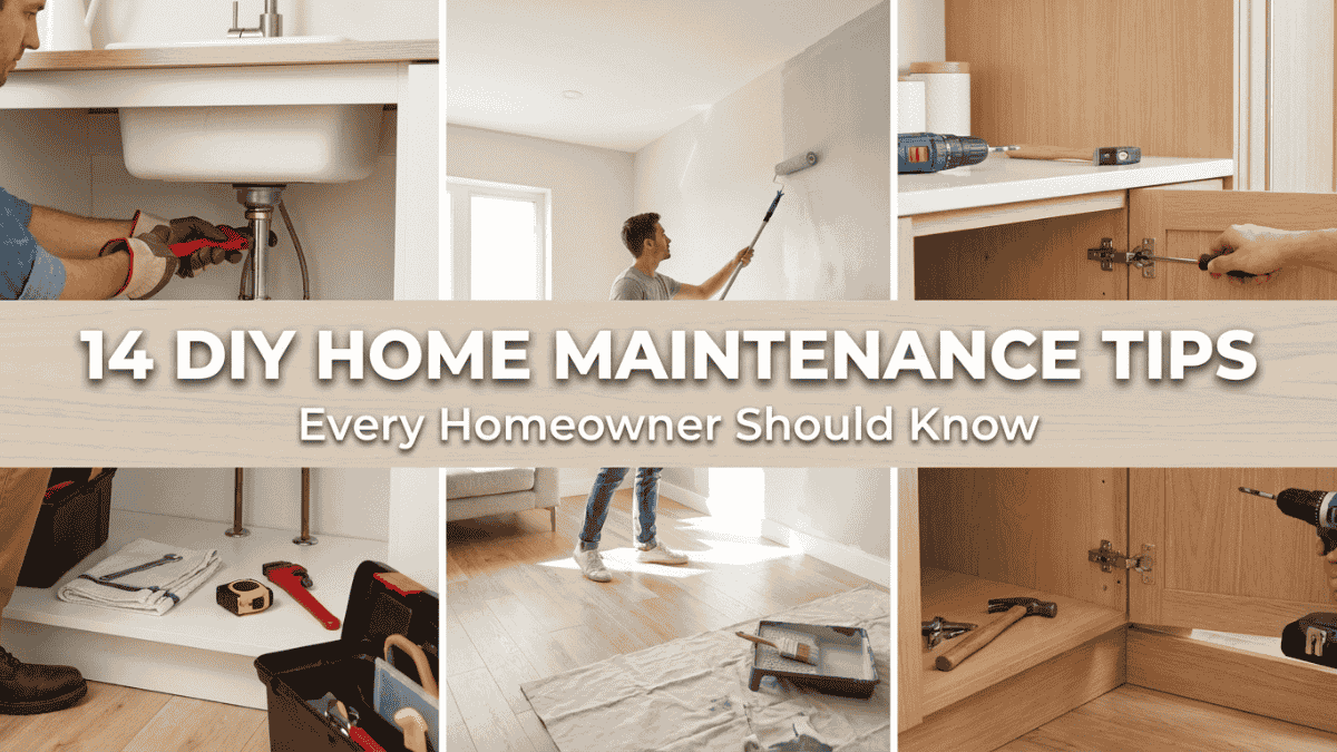 14 DIY Home Maintenance Tips