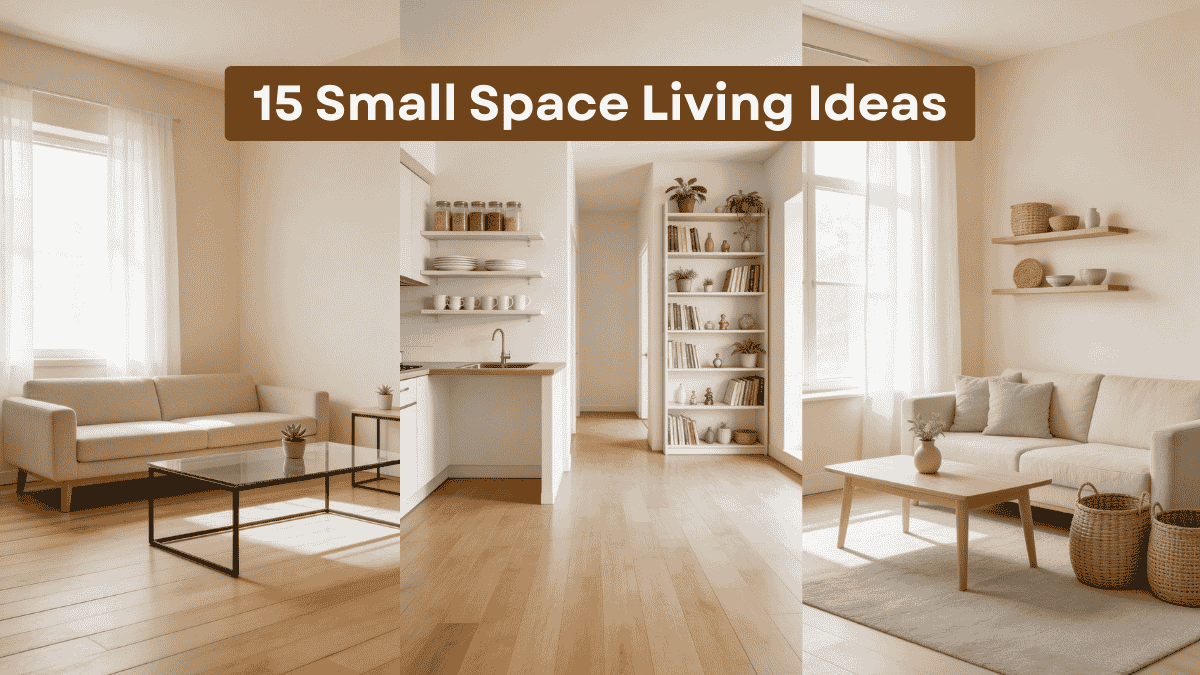 15 Small Space Living Ideas