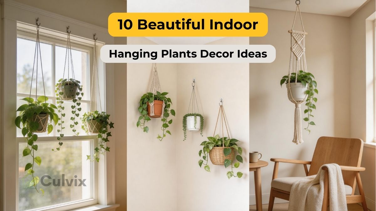 Beautiful Indoor Hanging Plants Decor Ideas