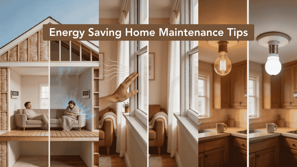 Energy Saving Home Maintenance Tips to Reduce Energy Bills