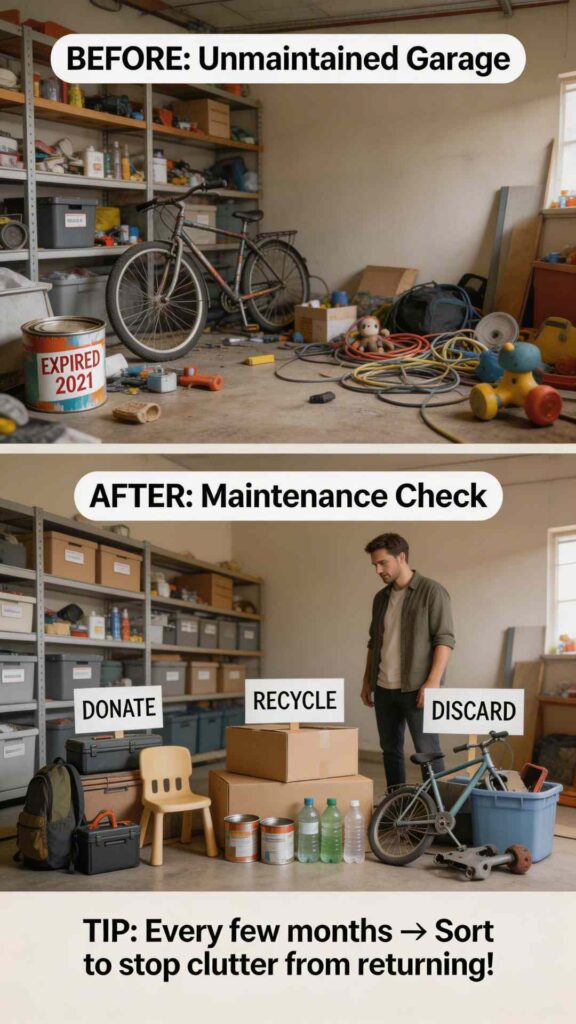 garage organization ideas to maximize storage space with shelves and wall storage