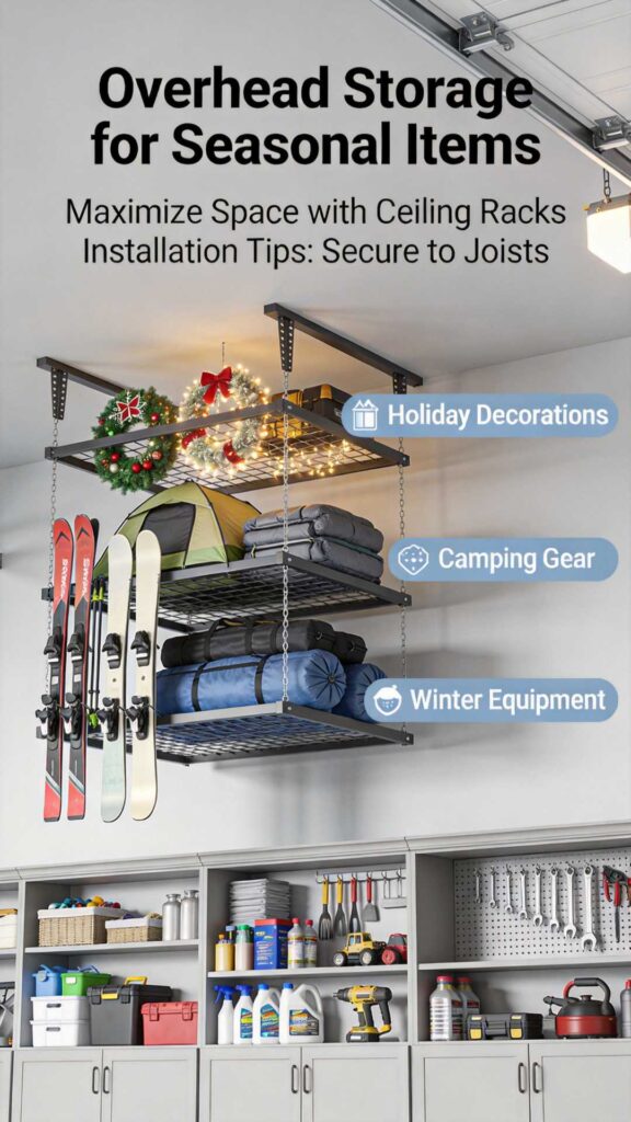 garage organization ideas to maximize storage space with shelves and wall storage