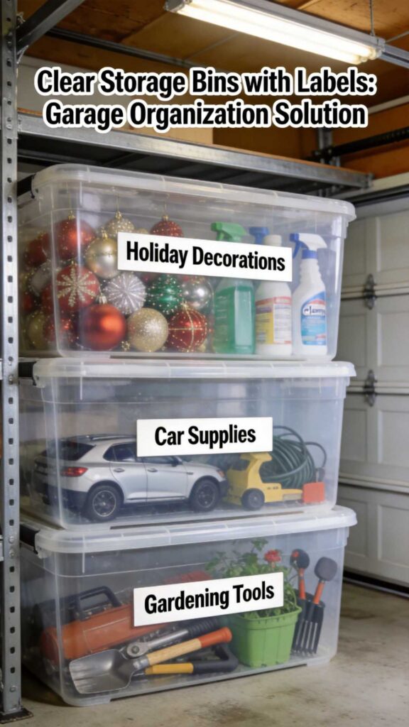 garage organization ideas to maximize storage space with shelves and wall storage