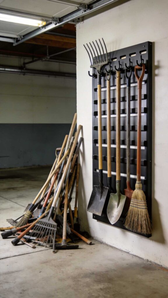 garage organization ideas to maximize storage space with shelves and wall storage