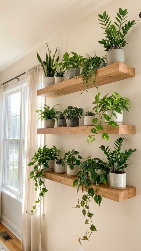 Indoor Plant Shelf Ideas