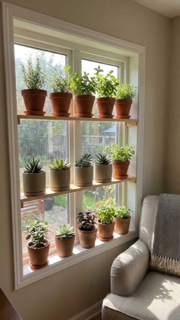 Indoor Plant Shelf Ideas