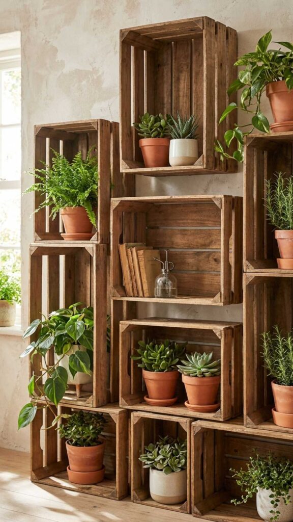 Indoor Plant Shelf Ideas