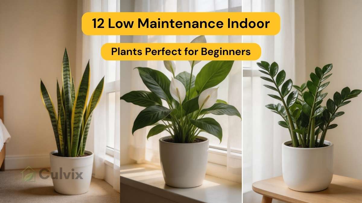 12 Low Maintenance Indoor Plants