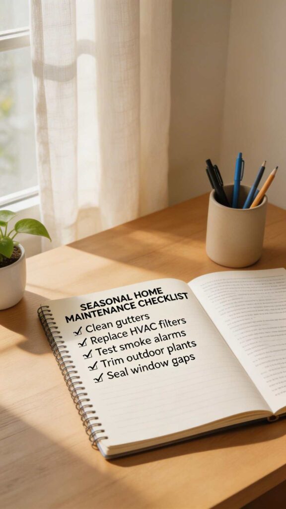 Seasonal Home Maintenance Checklist
