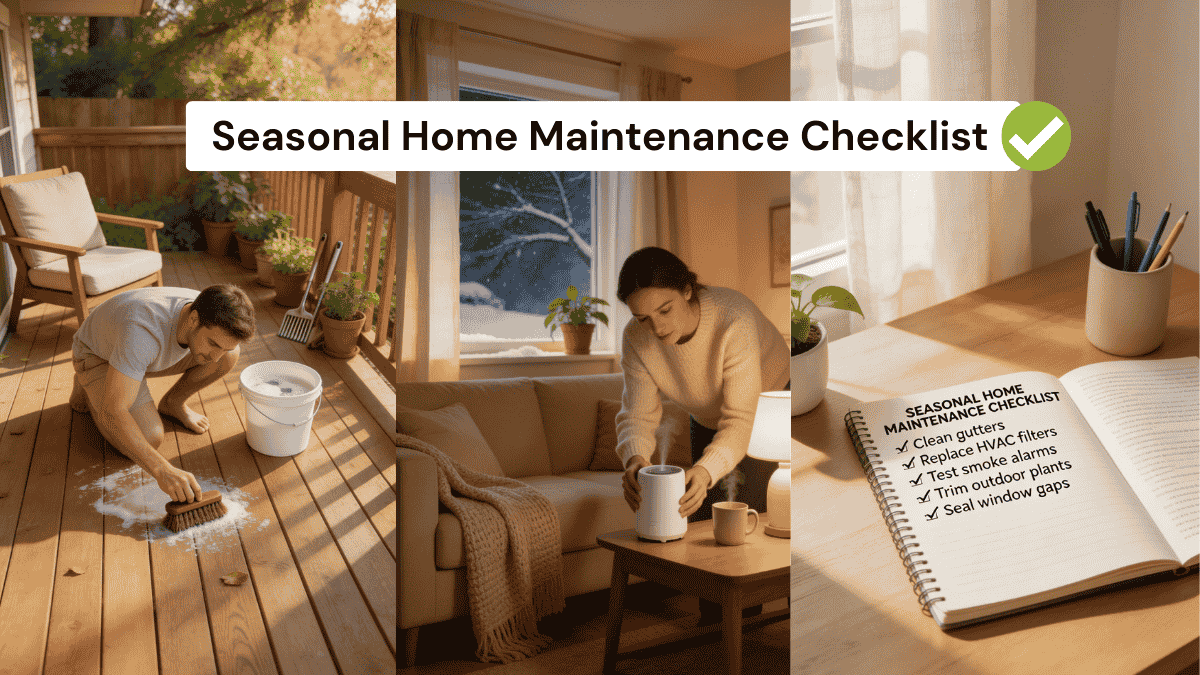 Seasonal Home Maintenance Checklist