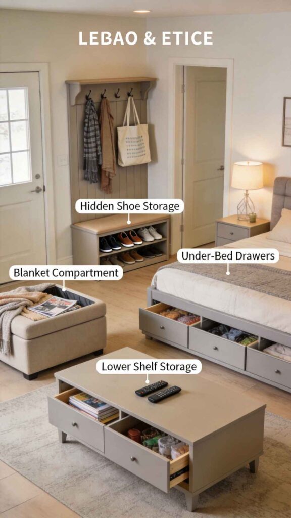 Simple home organization ideas for small spaces with smart storage solutions
