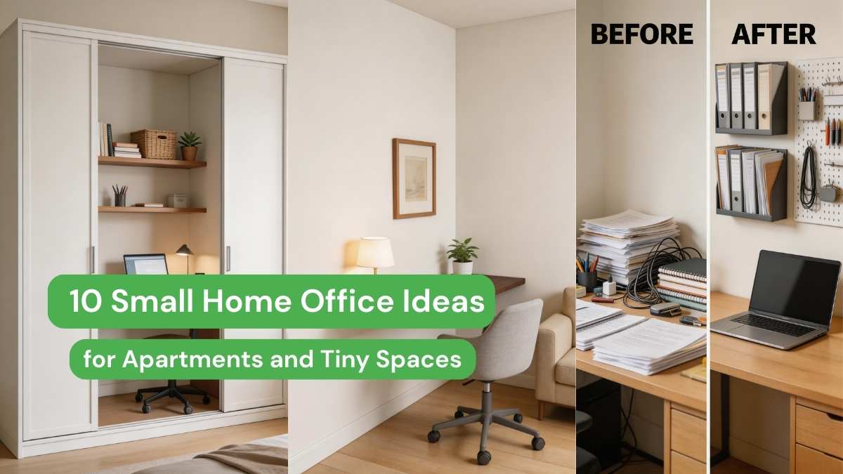 Small Home Office Ideas for Apartments and Tiny Spaces