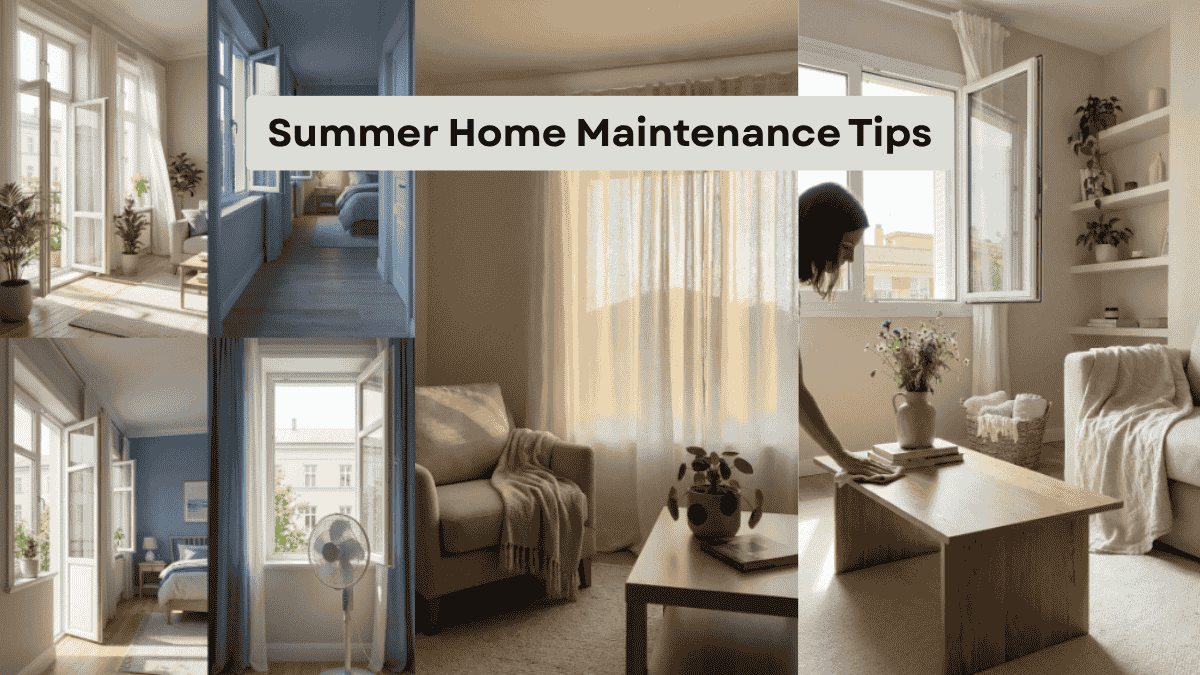 Summer Home Maintenance Tips: Simple Checklist for a Cooler and Comfortable Home